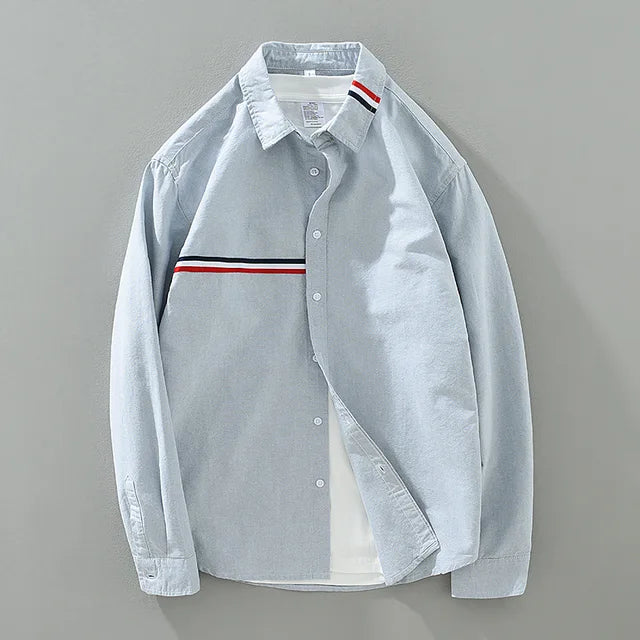 Cotton Oxford Striped Shirt
