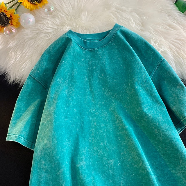 Casual Combed Cotton Oversize T-Shirt