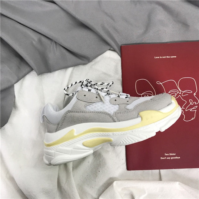 Chaussures de sport pour hommes de style décontracté à lacets en maille respirante et confortable