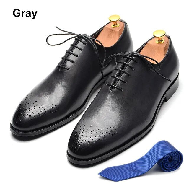 Luxury Genuine Leather Oxford Dress Shoes