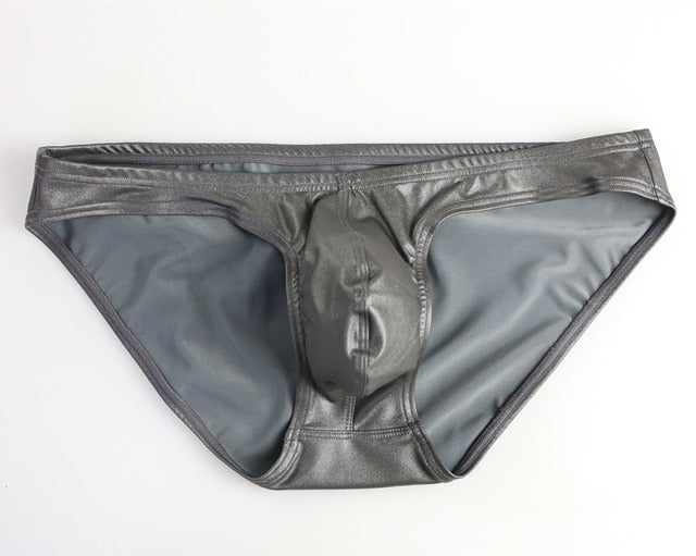 3pcs/ Sets Bright Fabric with Pouch Men Underwear