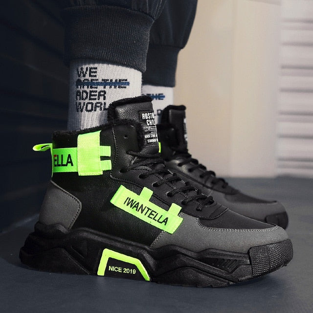 Sneaker pour hommes de style plat respirant de loisirs décontractés haut de gamme