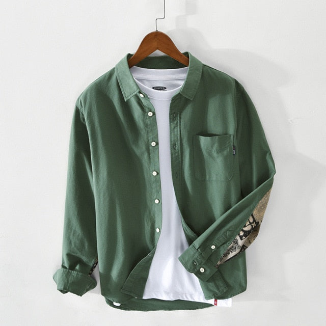 Unique Geometric Patterned Sleeve Style Shirt