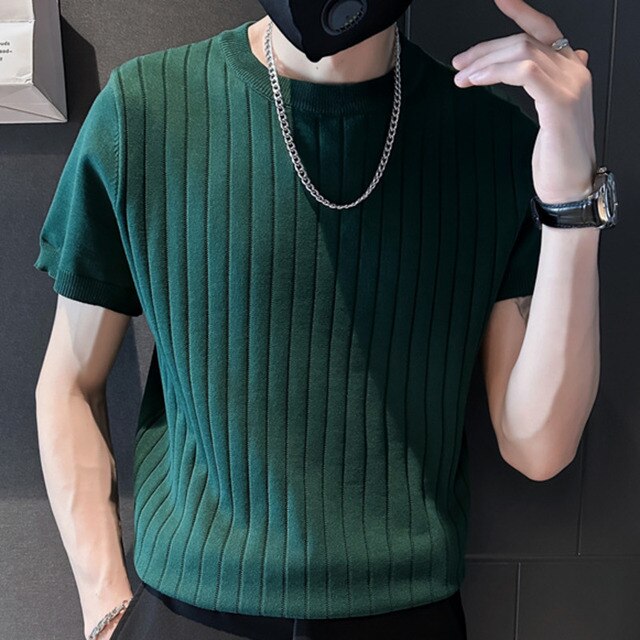Luxury Knitted Homme T-Shirt