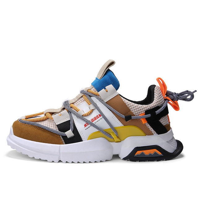 Casual Tide Multicolore Outdoor Lace Up Comfort Men Sneaker