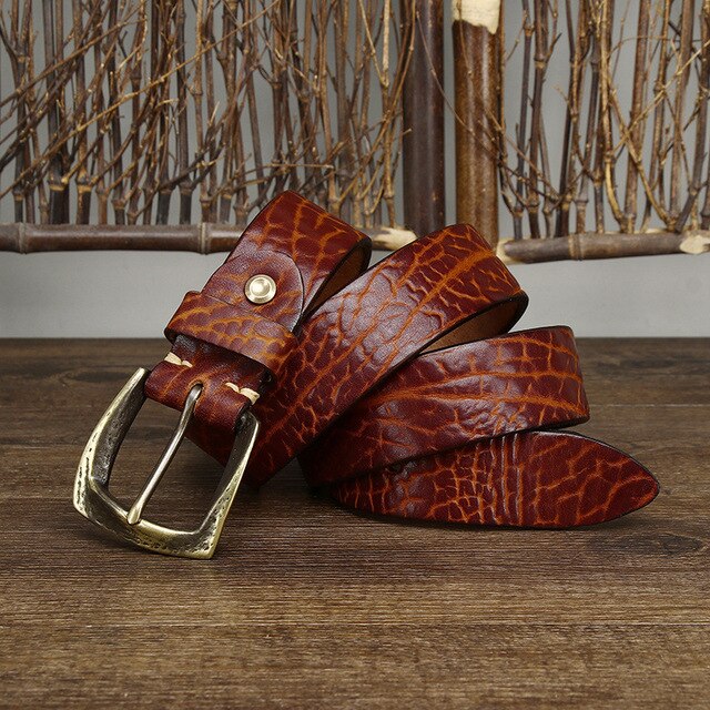 Vintage High-Quality Genuine Leather Belt