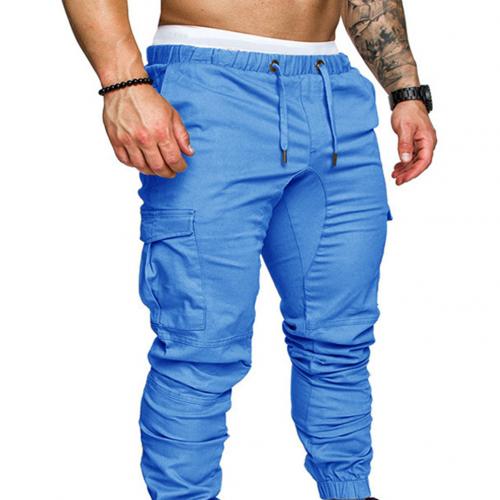 Casual Cargo Multi-Pocket Elastic Weist Pants