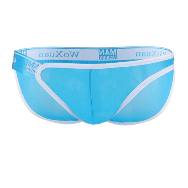 Single Slide See Through Stripes Brief