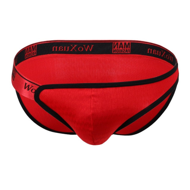 Single Slide See Through Stripes Brief