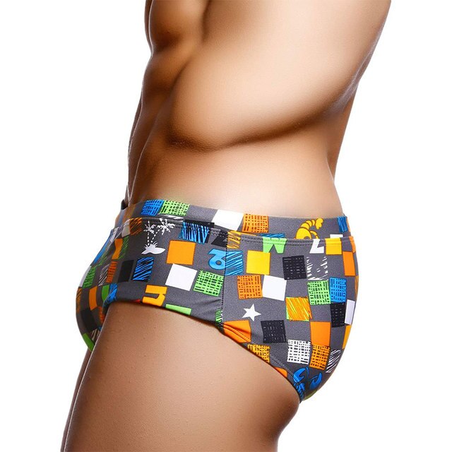 Low Waist Geometric Men Underwear