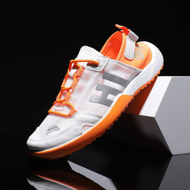 Chaussures creuses respirantes à base blanche HI