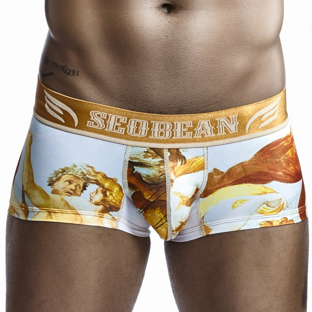 Tiger Stripe Style Low Waist Boxers