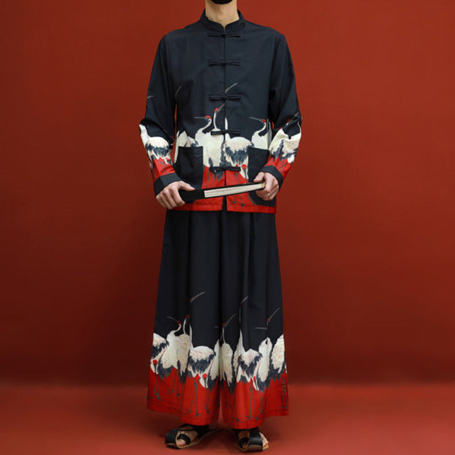 Shanghai Vintage Chinese Button Closure Embroidery Set