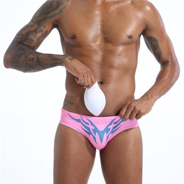 Fire Wing Printed Sporty Brief Underwear