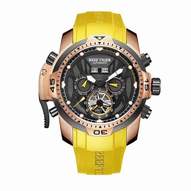 Sport Complex Design Multi Functional Design Men Watch