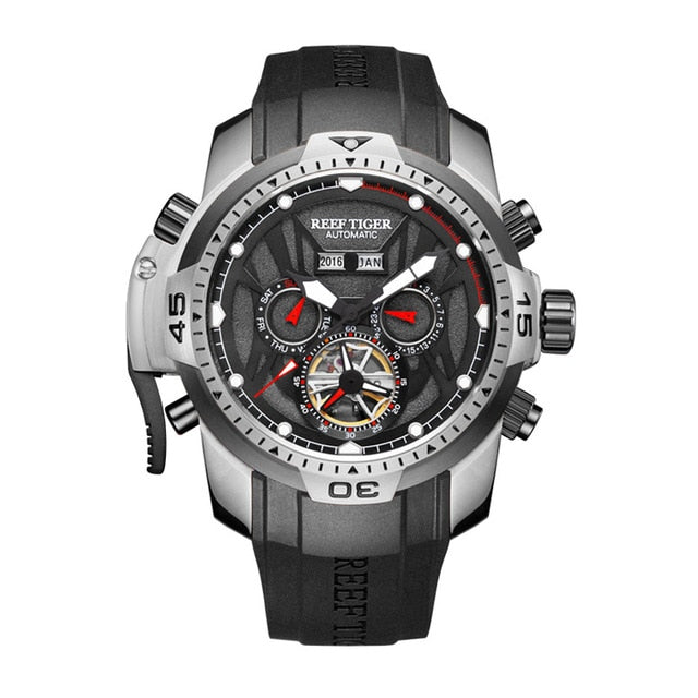 Sport Complex Design Multi Functional Design Men Watch