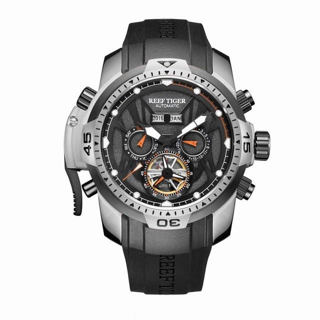 Sport Complex Design Multi Functional Design Men Watch