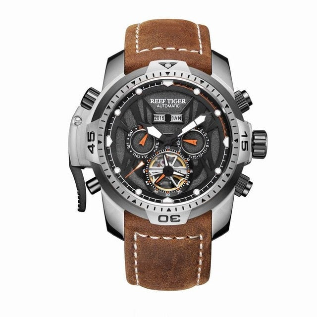 Sport Complex Design Multi Functional Design Men Watch