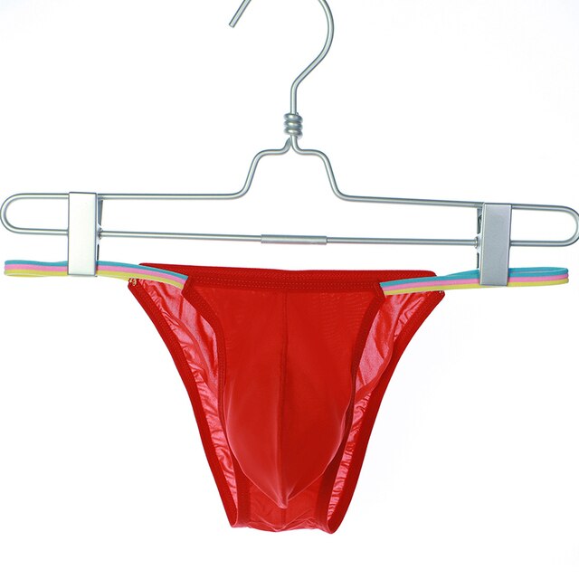 Solid Nylon Thin Waist Line Brief