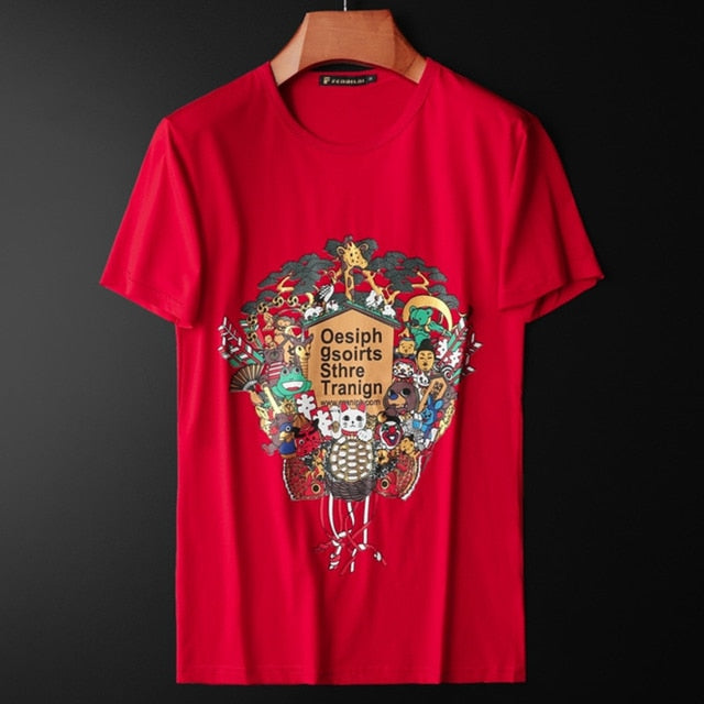 Zoo Cartoon Adore Printed T-Shirt