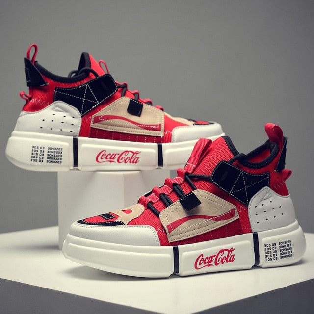 Casual Papa Flying Weave Chunky Style Hommes Baskets