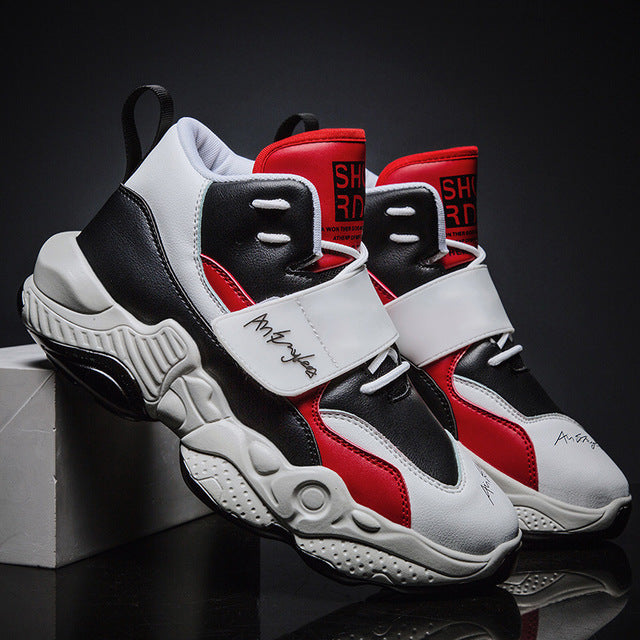 Hip Hop Hi Top Lace Strap Casual Hommes Sneaker