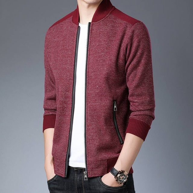 Monocolor Thick Winter Cardigan Jacket