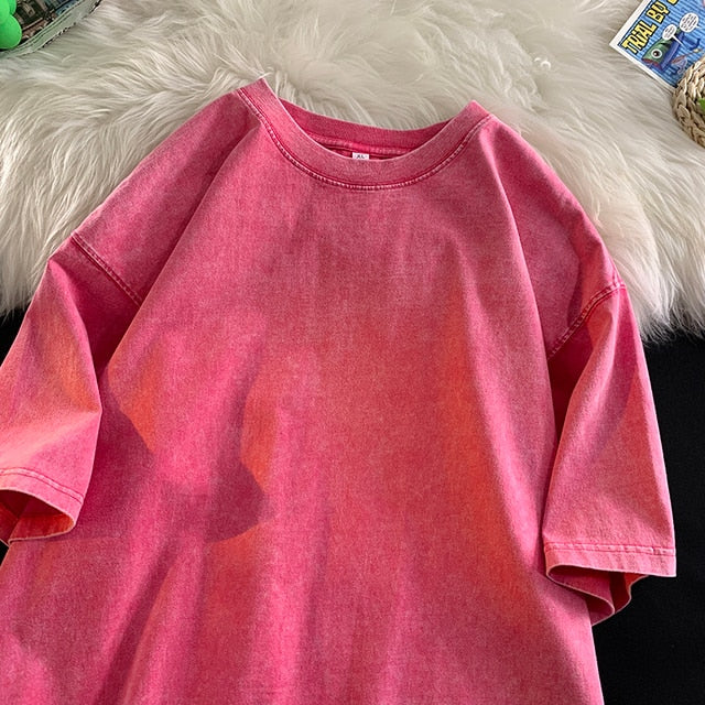 Casual Combed Cotton Oversize T-Shirt