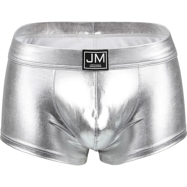 Solid Metallic Style Man Boxer