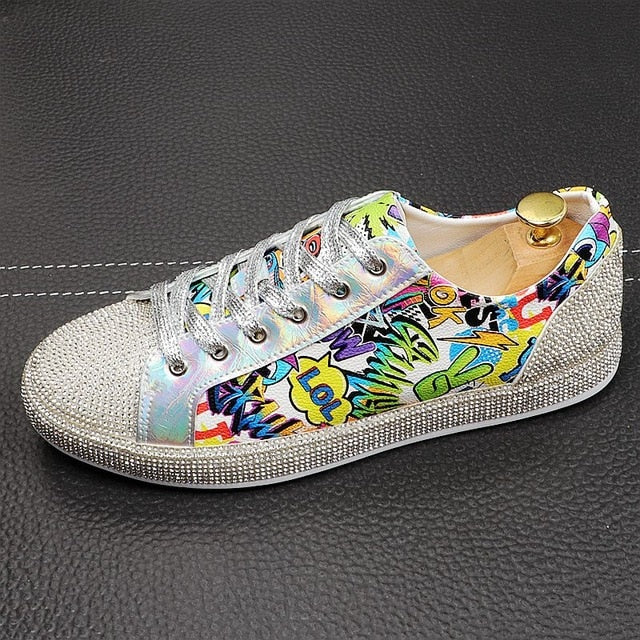 Casual Funky Multi-Color Street Style LOL Sneakers