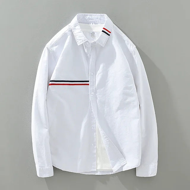 Cotton Oxford Striped Shirt