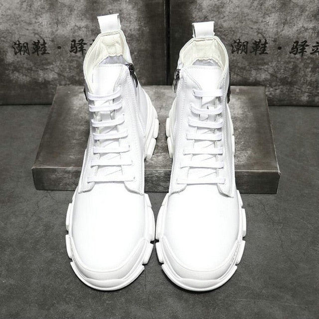 Basic Vintage Martin Style Men Casual Boots - FanFreakz