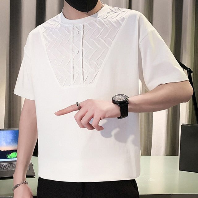 Pythagoras Solid Color Men T-Shirt