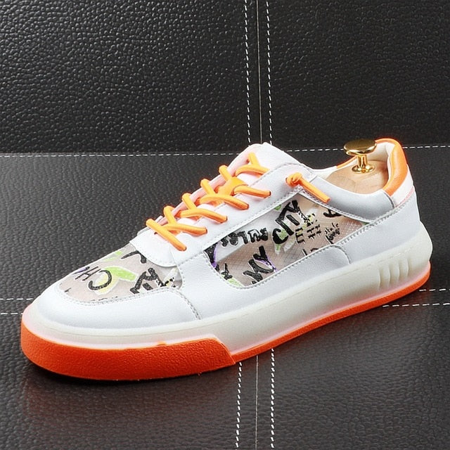 Sneaker Respirant Graffiti Youth Low Top Style Hommes