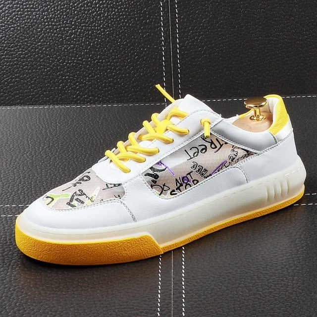 Sneaker Respirant Graffiti Youth Low Top Style Hommes