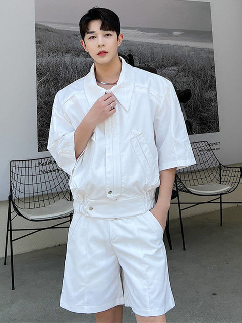 Personalized Leisure Short Coat Set