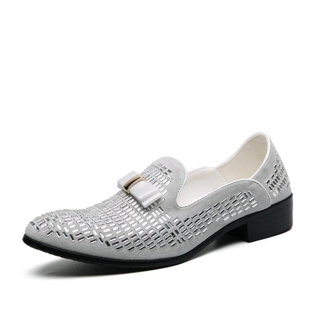 Rhinestone Rivet Loafers Shoes