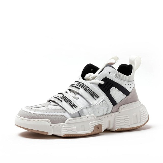 Zapatillas casuales para hombre con correa de tendencia transpirable Flyknit para exteriores