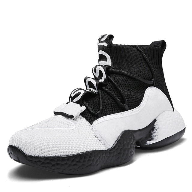 Chaussures hip hop dégradées à fond épais