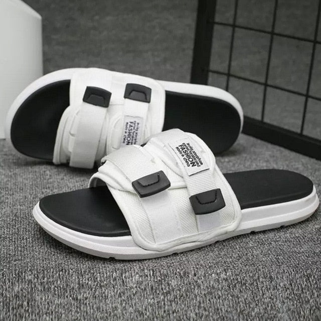 Solid Double Strap Decorated Sandals