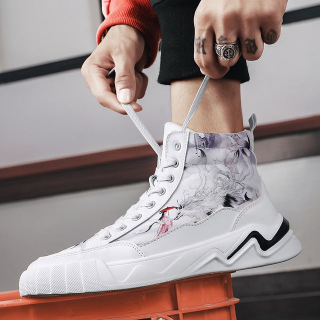 Classic High Top Shoes Jogging Light Sneaker