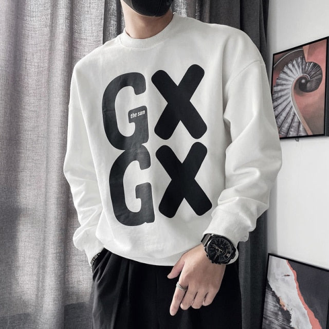 Letter Print Fashion Casual Sweater