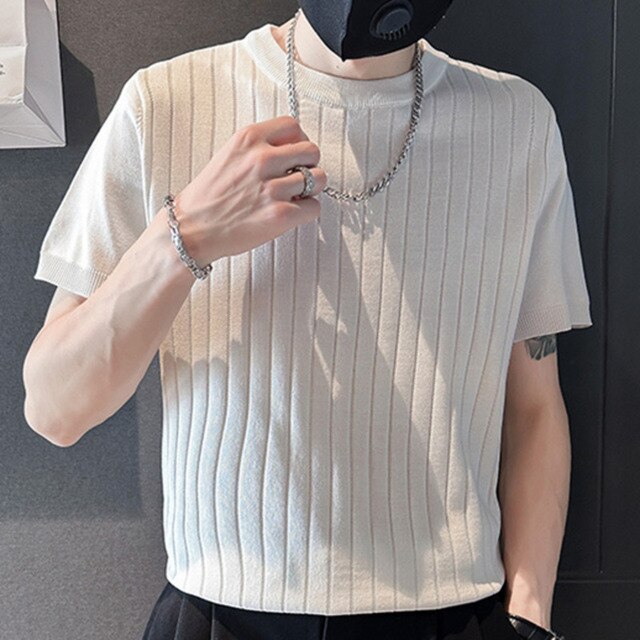 Luxury Knitted Homme T-Shirt