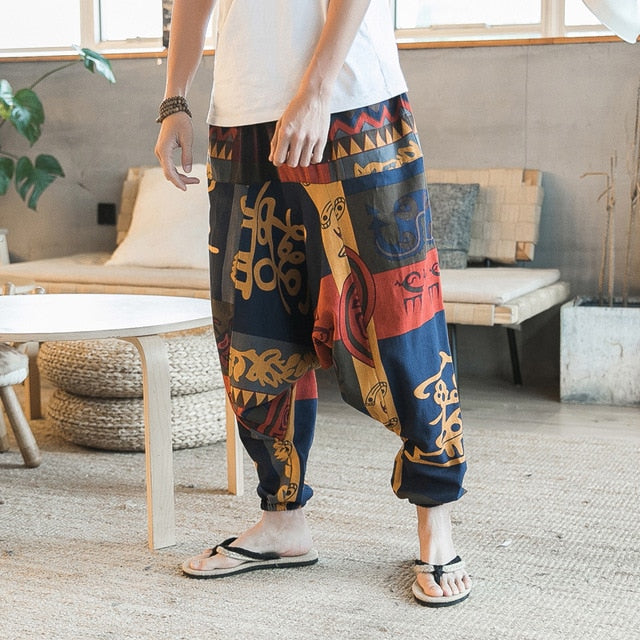 Cotton Loose Harajuku Youth Streetwear Fashion Men Harem Pants - FanFreakz