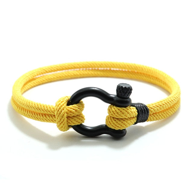 Milan Rope Horseshoe Buckle Bracelet