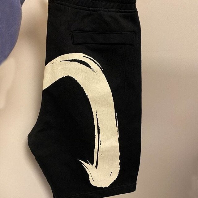 Buddha Cat Printed Summer Short