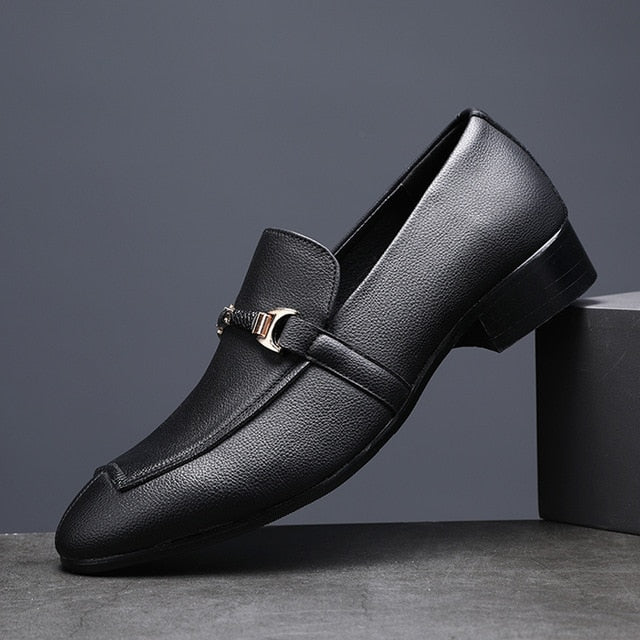 Handmade Patchwork Party Dress Style Men Loafers Shoes