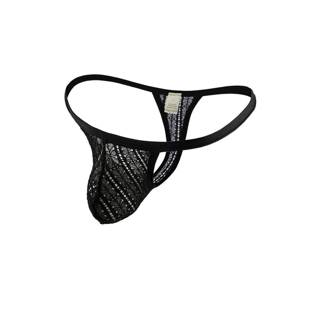 Lace Transparent Mesh G-String