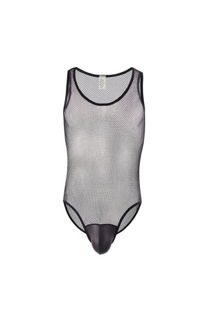 Body de poliéster sexy para hombre