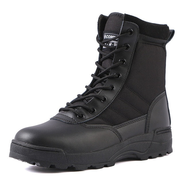 Bottes de combat tactiques en sable vert